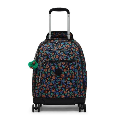 Kipling New Zea Printed 15" Laptop Rolling Backpack - color: Sport Doodle