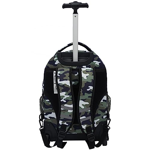 Travelers Club 18" Rolling Backpack with Shoulder Straps, Camo - color: Camo, size: 18 Inch