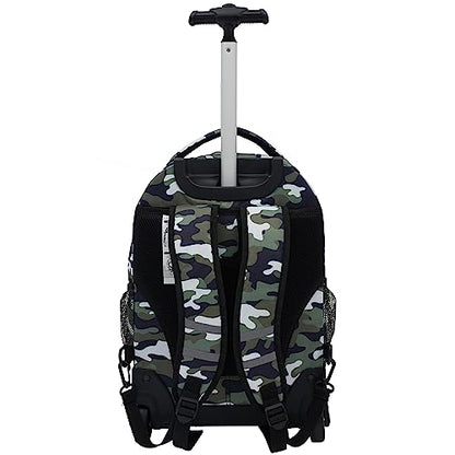 Travelers Club 18" Rolling Backpack with Shoulder Straps, Camo - color: Camo, size: 18 Inch