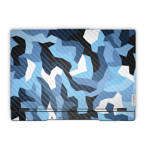 Carbon Fiber Laptop Skin Compatible with Lenovo Legion 5 Gaming Laptop (15IRX9) 2024 - Sky Camouflage - Premium 3M Vinyl Protective Wrap Decal Cover - Easy to Apply | Crafted in the USA - color: Sky Camouflage, size: Legion 5 Gaming (15IRX9) 2024 Full Cov