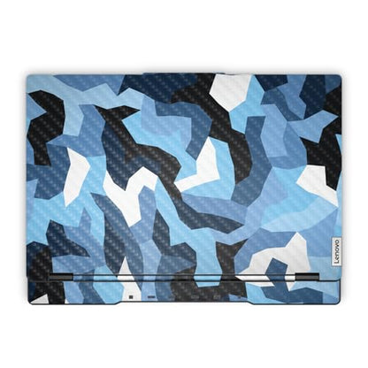 Carbon Fiber Laptop Skin Compatible with Lenovo Legion 5 Gaming Laptop (15IRX9) 2024 - Sky Camouflage - Premium 3M Vinyl Protective Wrap Decal Cover - Easy to Apply | Crafted in the USA - color: Sky Camouflage, size: Legion 5 Gaming (15IRX9) 2024 Full Cov