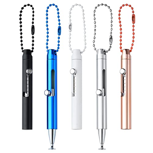 Stylus Pens for Touch Screens, Abiarst Portable High Precision Capacitive Stylus for iPad iPhone Samsung Galaxy All Universal Touch Screen Devices (5-Pack(Black/White/Blue/Silver/Rose Gold))