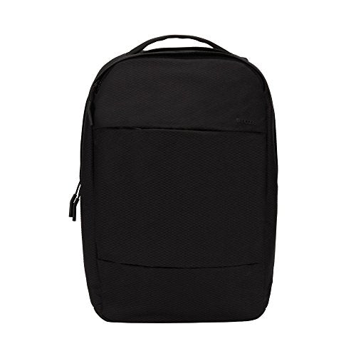 Incase Compact City Backpack with Diamond Ripstop – 18L Everyday Travel Tech Backpack and Laptop Bag for Work or School – Three Pockets, 16” Padded Laptop Sleeve, Quick Access Pocket – Black - color: Diamond Ripstop Black