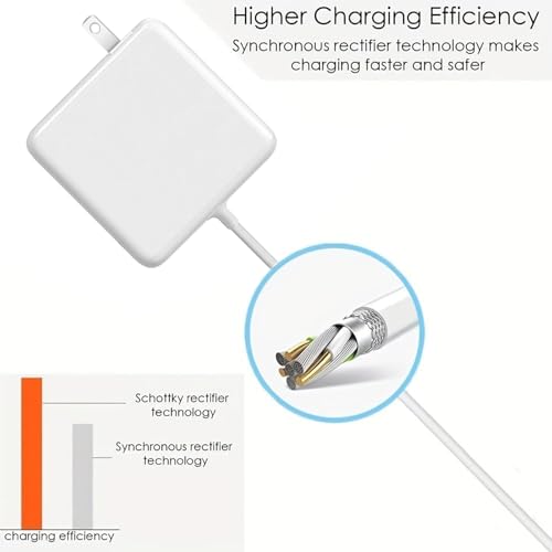 Mac Book Air Charger - 45W Magnetic T-Tip Power Adapter (Between 2012-2017) | Mag 2 Laptop Charger Compatible with MacBook Air 11/13 " After 2012 with Model: A1465, A1466, A1435, A1436 MD223,MD224,MD231