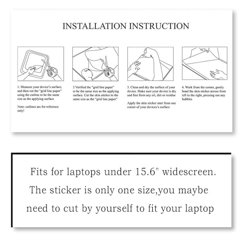 Removable Reusable Laptop Skin Sticker Decal Cover, (2 Wrist Pad Included) | 11.6”12" 13" 13.3" 14" 15" 15.4" 15.6" Laptop Netbook Skin Sticker Cover Art Notebook Protector , Green Mountain & Sun - color: Green Mountain & Sun