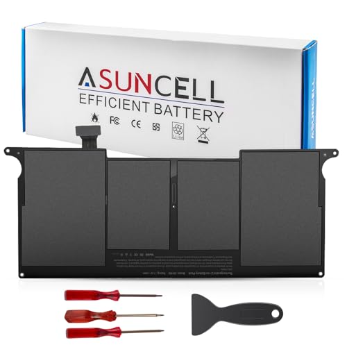 ASUNCELL A1465 A1406 Battery for MacBook Air 11 Inch Early 2015, Early 2014, Mid 2013, Mid 2012, Mid 2011 Model A1370 A1495 Capacity 7.6V 39W 5100mAh - size: A1465 13.19 * 8.27 * 0.59 in