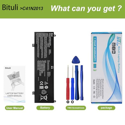 C41N2013 C41N2013-1 Battery Replacement for ASUS ROG Strix G15 G513 G513IM G513IR G513QM G513QR G513QY G513RM G513RW G17 G713 G713QM G713QR G713QY G713RM G713P G713PV G713PI
