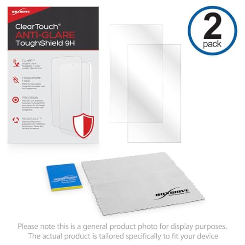 BoxWave Screen Protector Compatible with Acer Chromebook 15 (CB515) (15.6 in) - ClearTouch Anti-Glare ToughShield 9H (2-Pack), Anti-Glare 9H Tough Flexible Film Screen Protector - color: Anti-Glare ToughShield 9H