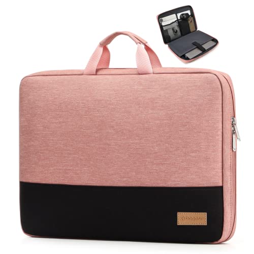 bagasin 13.3 Inch Laptop Sleeve Case TSA Friendly | Laptop bag fits MacBook Air M2/M1 2022-2018, MacBook Pro 2022-2016 M2/M1 & 12.9'' iPad Pro 6th-3rd Gen. Water-resistant - color: Pink, size: 13-13.3