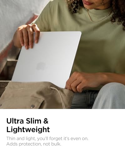 Spigen for MacBook Air 13 inch Case M5 (2026), MacBook Air 13 inch M4/M3/M2 (2025-2022), Air Skin Matte Thin Clear Case Cover, 13.6 inch, A3240, A3113, A2681, Frost Clear - color: Frost Clear, size: MacBook Air 13" M5/M4/M3/M2 (2026-2022)