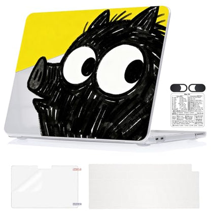 Cute Pig Protective Case for 2026 MacBook Neo 13 Inch A18 Pro A3404 | Scratch-Resistant Hard Shell Cover. 5-in-1 Kit Included. Perfect for Students & Campus. Fits A3404 Only. Not for Air /Pro 13" - color: Cute Animals