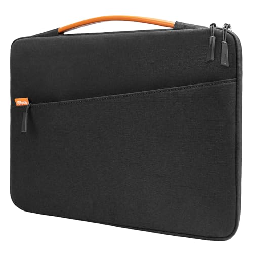 JETech Laptop Sleeve for 16-Inch MacBook Pro (M1 / M2 / M3 / M4 / M5, 2019-2026), Waterproof Bag Case with Portable Handle and Pocket, Compatible with 16 Inch Notebook (Black) - color: Black, size: 16-Inch