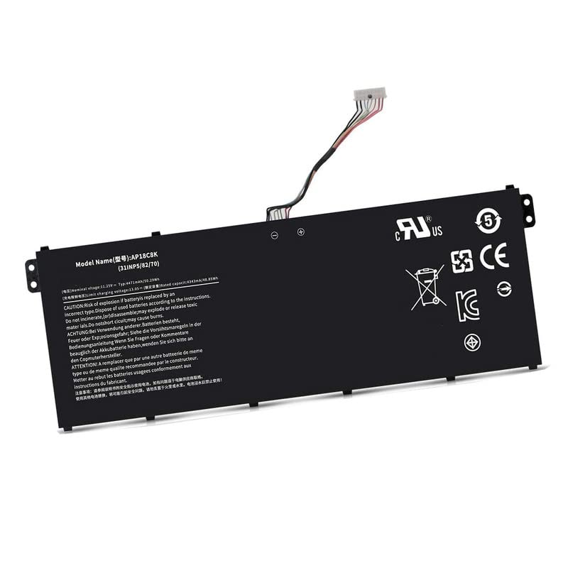 Powerforlaptop Laptop/Notebook Replacement AP18C8K KT.00304.012 Battery Compatible with Aspire 7 A715-42G, Chromebook 314 C933, Chromebook 15 CB315-3H CB315-3HT,Swift 3 SF314-42 SF314-57 SF314-57G
