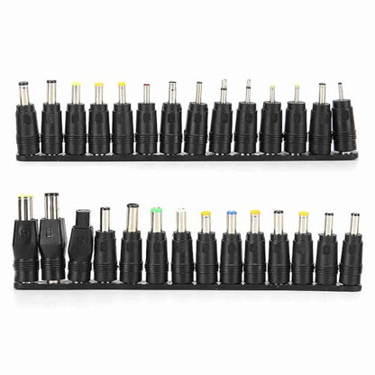 Dpofirs 28pcs DC Power Adapter Tips 5.5x2.1mm Female Universal Charging Conversion Head for Laptop ThinkPad Notebook Charging Kit
