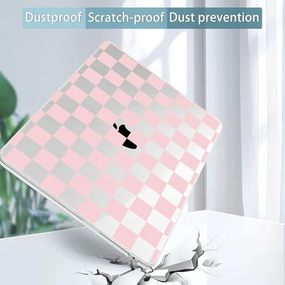 Tuiklol for MacBook Air 13 inch Case M5 2026 M4 2025 M3 2024 M2 2022 Release Model A3449 A3240 A3113 A2681,Plastic Hard Shell Cover for MacBook Air 13.6 with Touch ID, Grid - color: Grid