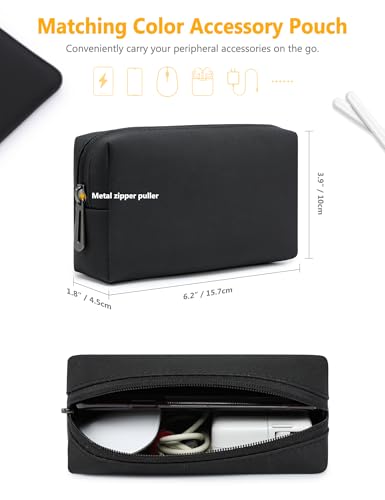 HYZUO 13 Inch Laptop Sleeve PC Case for MacBook Pro 13 M2 M1 2026-2016, 13" MacBook Neo 2026 A3404, MacBook Air 13 M5 A3449 M4 M3 M2 M1 2026-2018, 13" iPad Pro/Air, Surface Pro, XPS 13, Black - color: Black, size: 13 Inch