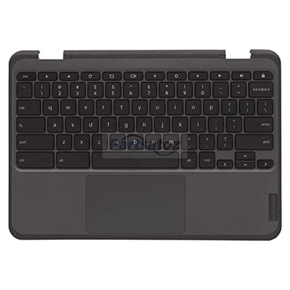 Laptop Palmrest Upper Case Top Cover with US Keyboard and Touchpad Mousepad Assembly Replacement (NO WFC Hole) for Lenovo 300e Chromebook Gen 3 82J9 82JA WiFi 5M11C94699 - color: Palmrest Assembly NO WFC WIFI 5M11C94699