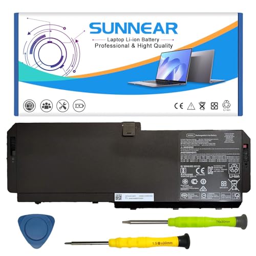 AM06XL Laptop Battery Compatible with HP Z Book 17 G5 G6 Series Laptop AMO6XL HSTNN-IB8G L07350-1C1 L07044-855 AM06095XL HSN-Q12C 11.55V 95.9Wh 8310mAh 6-Cell