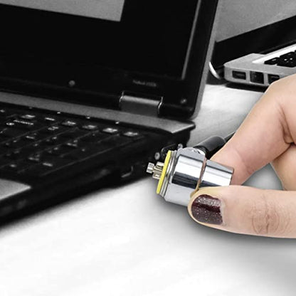 Laptop Cable Lock Hardware Security Cable Lock, Anti Theft Retractable Lock for Tablet Laptop All Other Notebooks and Tablets 2 Keys - size: 1 Pack