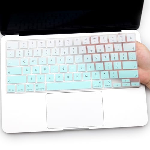 Keyboard Cover for 2026 New MacBook Neo 13 inch with Apple A18Pro Chip/A3404, MacBook Neo 13.0'' A18 Pro Accessory, US Layout Keyboard Skin-MGreen - color: MGreen