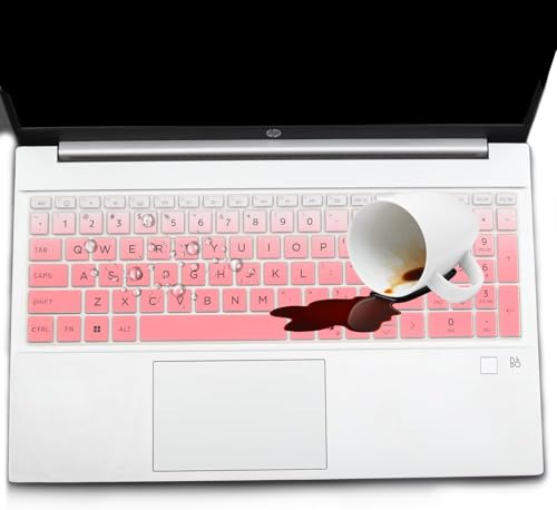 Keyboard Cover for HP 15.6" FHD Business Laptop 2026 2025 15-fc 15-fd Series, HP 17.3" Laptop 2026 with Copilot AI, HP 15z-fc100 15t-fd000/fd100 15-fd0127dx 15-fd0215dx 15-fd0083wm 17-cn5037nr - color: Ombrepink