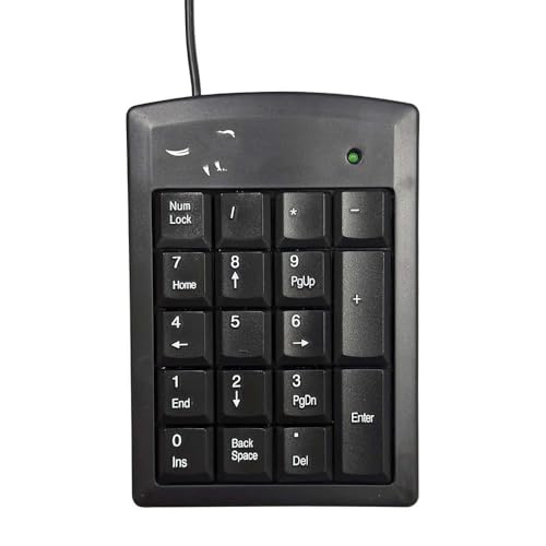 19-Key PS/2 Numeric keypad Multi-Function Wired Digital Calculator for laptops