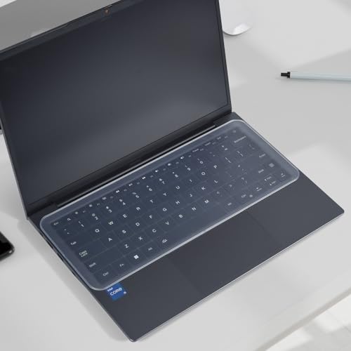 Universal Keyboard Protector Cover Skin for Laptop Notebook 13-14 inch, Ultra Thin Silicone Waterproof Dustproof Keyboard Protector Skin (Size 12.28" X 5.08") - size: 13.3 -14 inch
