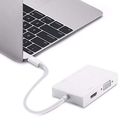 axGear USB-C to HDMI/DVI/VGA External Graphics Video Card Adapter USB 3.0 4K x 2K