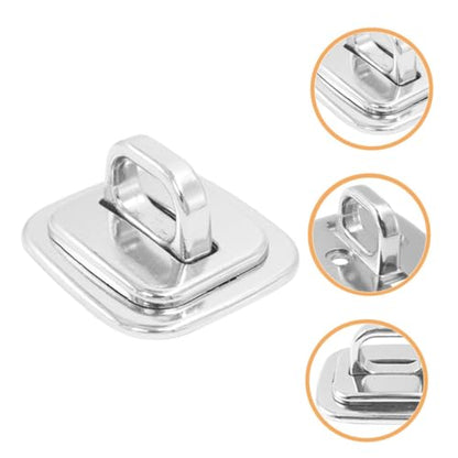 Happyyami 4pcs Laptop Cable Security Anchor Sturdy Desk Mount Base for Anti-Theft Protection Lock Plate for Laptops Tablets and Monitors Reliable Adhesive Design