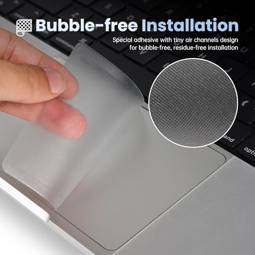 Palm Rest Cover Compatible with 2025 2024 MacBook Air 15" M4 M3 Chip A3241 A3114 Trackpad Protector Skin for Apple MacBook Air 15.3 Inch M4 M3 A3114 Touchpad Cover Trackpad Protector, Clear - size: 2024+ MacBook Air 15.3" M4 M3(Clear)