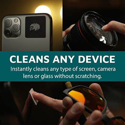 KUVRD Waterbear - Universal Screen Cleaners - Teeny Tiny Cleaning Tools for Your Lenses & Screens - 2-Pack - (2 Patch Sets) - size: 2-Pack (2 Patch Sets)