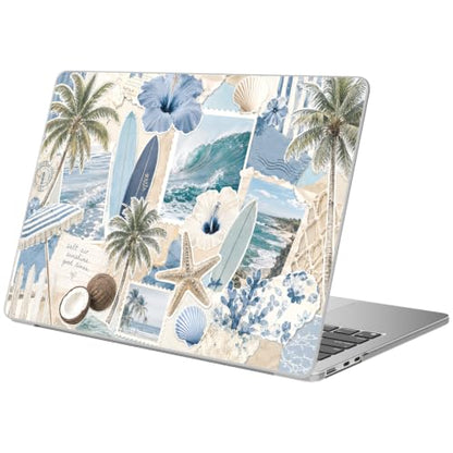 Compatible with MacBook Pro 13 inch Case M2 2025, 2024-2016 A2338 M1 A2251 A2289 A2159 A1989 A1708 A1706, Cute Beach Collage Protective Hard Shell Matte Cover for Mac Pro 13 - color: Beach K, size: MacBook Pro 13 inch