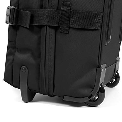 Eastpak Tranverz L – 121L Large Wheeled Luggage with Dual Compartments, TSA Lock, Compression Straps & Smooth-Wheeling System, Black - color: Black, size: 121 Liter Checked Bag