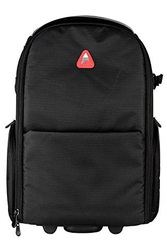 Vivitar Series 1 Trolley DSLR Camera Backpack Case with Wheels (Black)