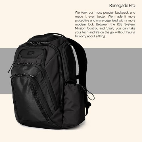 OGIO Renegade Backpack (Renegade Pro, Black) - color: Black, style: Renegade Pro