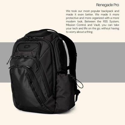 OGIO Renegade Backpack (Renegade Pro, Black) - color: Black, style: Renegade Pro