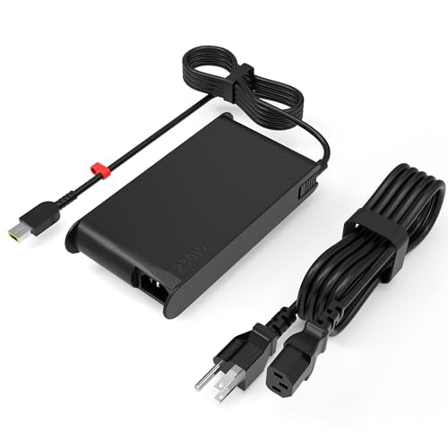 230W Legion 5 Charger Compatible with Lenovo Legion Slim 5 5i 5P 7 S7 C7 Y920 Y740 Y720 Y545 R720 Y7000 ThinkBook 16p Thinkpad P51 P52 P53 P70 P71 P72 P73 Laptop Power Adapter - color: Jet