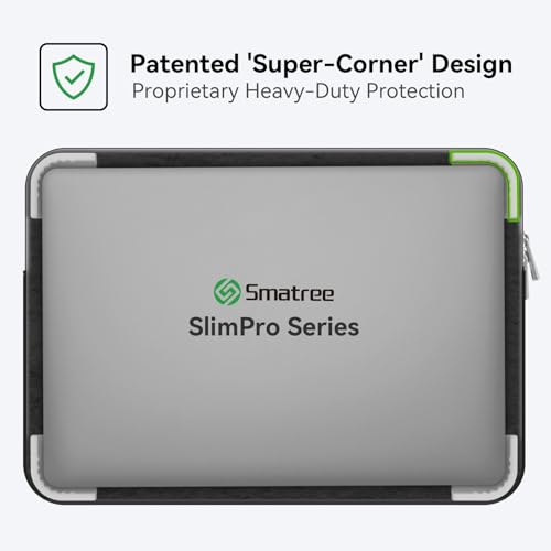 Smatree SlimPro Laptop Case for 14 inch Lenovo ThinkPad E14 Gen 6/5 | Compatible for Lenovo Slim 7i Aura Edition, for IdeaPad 5 Pro Gen 6, Case with Pocket, Patented Super-Corner Design(S465)