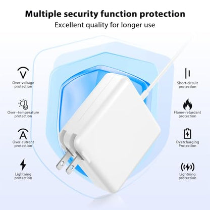 85W Charger for MacBook Pro, 85W Magnetic2 T-Tip Power Adapter Charger Replacement for Mac air 13 Inch Mac Pro 13/15/17 Inch(Between 2012-2017) - size: PA-85W