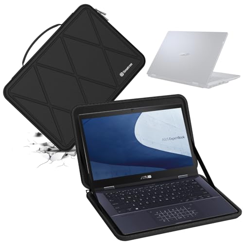 Smatree Hard EVA Protective Sleeve Case Compatible for 14 inch ASUS ExpertBook B3 Flip (B3402) Laptop Notebook Bag (X8259) | Compatible for 14 inch ASUS ExpertBook B3 Flip B3402 Laptop Notebook Bag (X8259) - color: X Series-Black, size: For 14 inch ASUS E