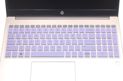 Keyboard Skin Compatible for 15.6" HP Laptop 15-fc 15-fd 15t-fd 15z-fc, HP Pavilion 15 15-eg/eh/er 15t-eg200/eg300 15z-eh300, HP Pavilion 17z-cp000 17z-ca200 17-cn/cp Series (Purple Blue) - color: Purple Blue