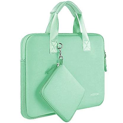 Hseok Laptop Sleeve 13.3-14 inch Case with Small Pouch, Neoprene Computer Bag Compatible with MacBook Neo/Pro 14 M5/M4/M3/M2/M1, Mac Air/Pro 13.3, XPS 14 and Most 13-14 inch Notebooks,G02R02 - color: G02r02, size: 13"-14"