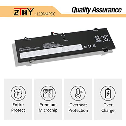 L19C4PDC L19M4PDC Battery Replacement for Lenovo Ideapad Yoga 7-14ITL5 82BH | Yoga 7-15ITL5 82BJ,Ideapad Yoga C750-14ITL Series L19L4PDC Laptop 5B10Z26482 SB10Z26481 5B10Z26485 SB10Z26483 15.36V 71Wh - size: 11.26*3.74*0.2 inch L19M4PDC