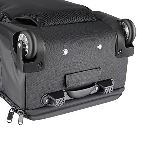 Neewer Convertible Rolling Camera Backpack for SLR/DSLR Cameras and Accessories (NW3300) –Black - style: Nw3300-g