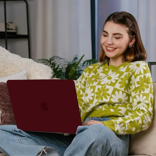 B BELK for MacBook Neo Case 13 inch 2026 Release Model A3404, Burgundy | Scratch Resistant Protective Matte Hard Shell for Mac Neo Case with Keyboard Cover & Screen Protector, Lightweight, Snap-On - color: Burgundy