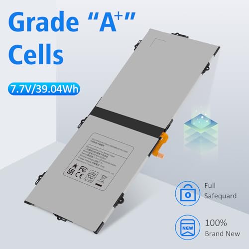 EB-BW720ABE Battery for Samsung ChromeBook Plus V2 XE520QAB XE521QAB Chromebook 4 4+ XE310XBA XE350XBA Galaxy Book 12 SM-W720 SM-W723 SM-W727V W728 W723Q W727V W720N BA43-00390A EB-BW720ABA AA-PBMN2HO - size: 9.57*3.66*0.18inch