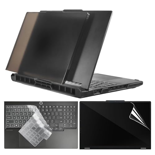 Laptop Case Set for 2025 Legion Pro 7i / 7 Gen 10 Intel/AMD 16" Scratch-Resistant & Drop-Resistant Hard Shell Protective Cover (Matte Black)