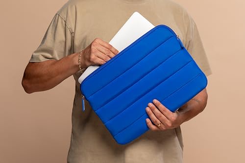 ANECDOTE Laptop Case 15-16 Inch – A Perfect Laptop Sleeve - Compatible with MacBook Air/Pro 15 inch M3 M2 M1 Chip Pro Max 2023-2021 – Fits Well, Made of 100% Nylon with Aesthetic Design (Royal Blue) - color: Royal Blue, size: 15-16 inches