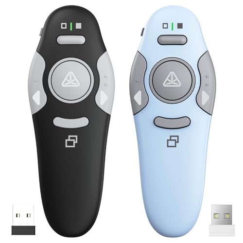 QUI Presenter Remote USB A Bundle | One Black & One Blue