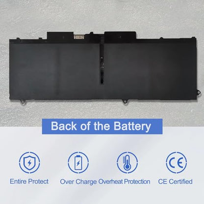 JOTACT 07KRV 58Wh Battery Replacement for Dell Latitude 5530 5430 5330 Precision P137G004 P137G006 3570 P104F005 P104F006 Laptop Series Notebook H4PVC O7KRV 0H4PVC Y86WG 0Y86W 15.2V 3625mAh 4-Cells - size: 9.72*3.74*0.19 inch 07KRV